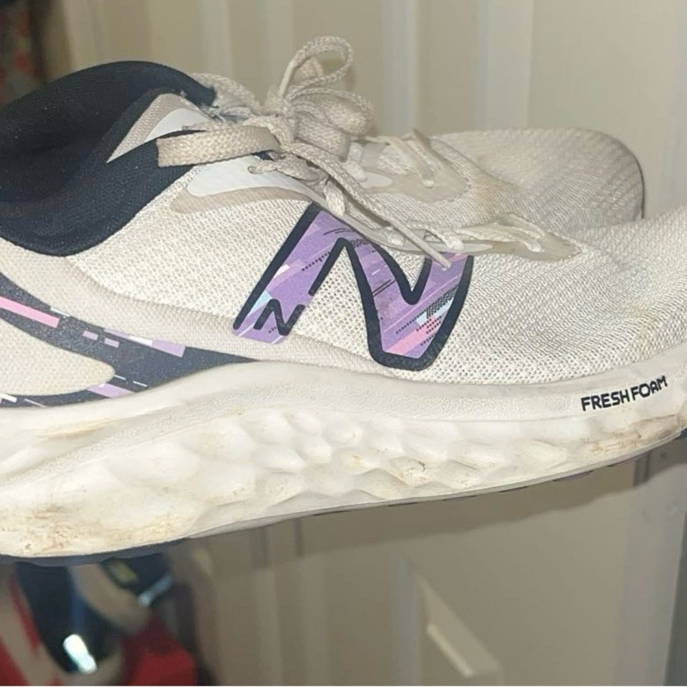 New Balance Women's Fresh Foam Sneakers - White and Purple